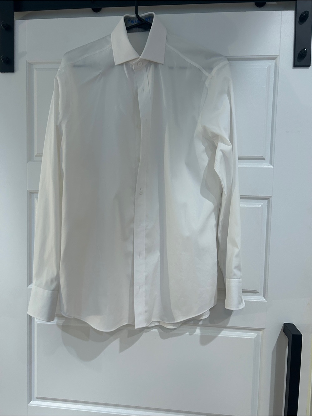 Twillory Classic White Men's Dress Shirt - Long Sleeve